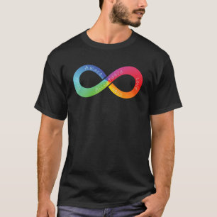 Rainbow Infinity Pride Autism Awareness Love Symbo T-shirt