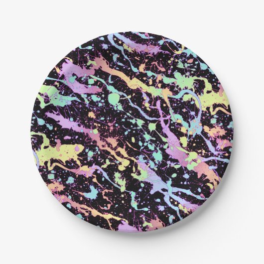 Rainbow Ink Splash Extreme : Papieren Bordje (Voorkant)