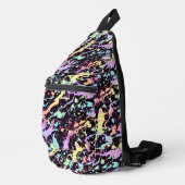 Rainbow Ink Splash Extreme : Sling Bag (Rechterhoek)