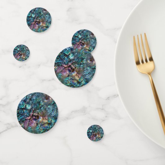 Rainbow Iridescent Abalone Zee Shell Beach Party Confetti (Groep)