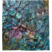 Rainbow Iridescent Abalone Zee Shell Douchegordijn (Voorkant)