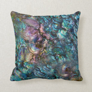 Rainbow Iridescent Abalone Zee Shell Kussen
