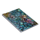 Rainbow Iridescent Abalone Zee Shell Notitieboek (Rechterzijde)