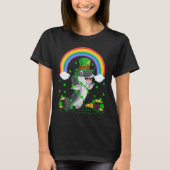Rainbow Irish Shamrock Catfish St Patrick's Day T-shirt (Voorkant)