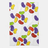 Rainbow Jelly Bean Easter Basket Snoep Behandeling Theedoek (Verticaal)