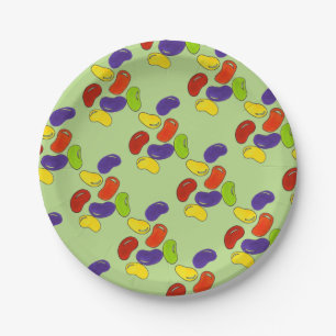 Rainbow Jelly Beans Jellybean Easter Basket Snoep Papieren Bordje