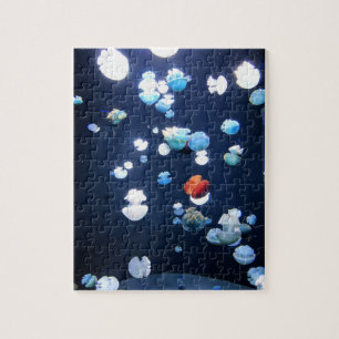 Rainbow Jelly Fish Monogram Puzzle Legpuzzel