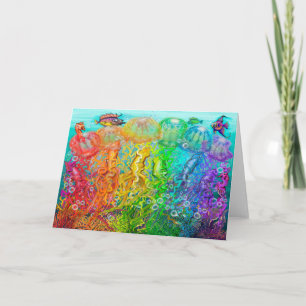 Rainbow Jellyfish Squids Kaart