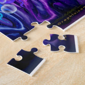 Rainbow Jellyfish Tentacles Legpuzzel (Zijkant)