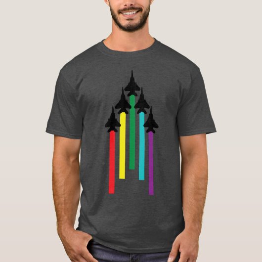 RAINBOW JETS T-SHIRT (Voorkant)