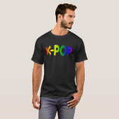 Rainbow K-Pop Basic T-shirt (Voorkant volledig)
