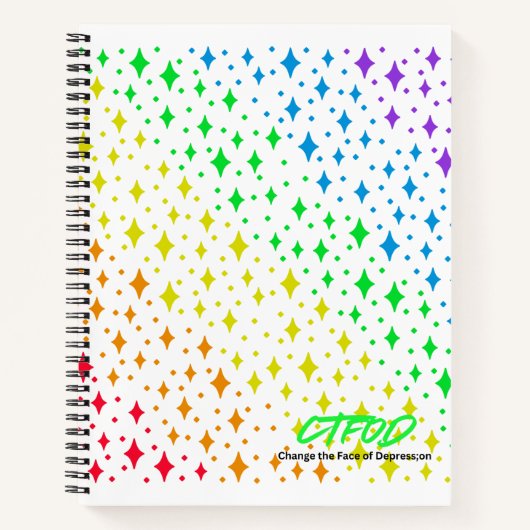 Rainbow Kaleidoscope Journal - CTFOD spectre (Devant)