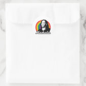 Rainbow Kamala Ronde Sticker (Tas)