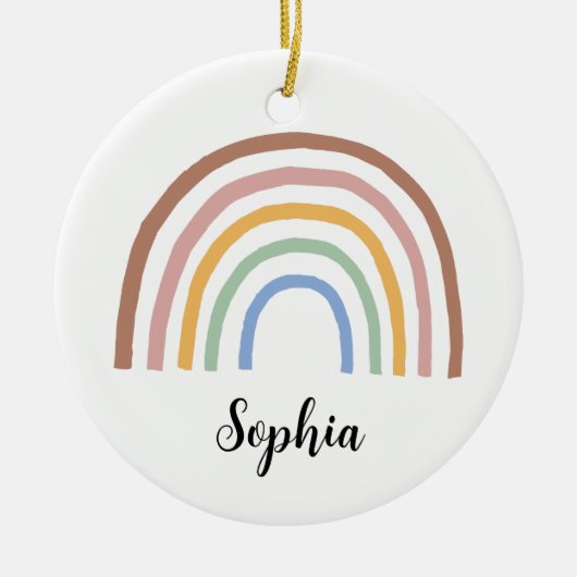 Rainbow keramisch ornament (Voorkant)