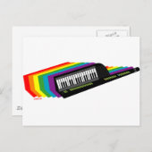 Rainbow Keytar Briefkaart (Voorkant / Achterkant)