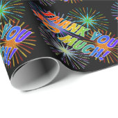 Rainbow Kijk "DANK JE ZO VEEL!", Vuurwerk ziet er Cadeaupapier (Rol Hoek)