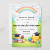 Rainbow Kindergarten Graduation Kaart (Achterkant)