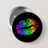 Rainbow Kiss Button (Voorkant /achterkant)
