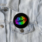 Rainbow Kiss Button (In situ)