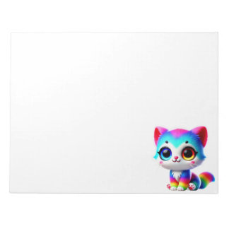 Rainbow Kitten Notitieblok