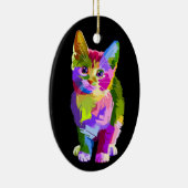 Rainbow Kitten Porcelain ornament (Rechts)