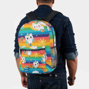 Rainbow Kittens Bedrukte Rugzak