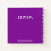 Rainbow Kitty livre d'esquisse en spirale personna (Dos)