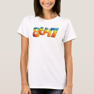 RAINBOW KLEURDE 8647 ANTI TRUMP NUMMERS T-SHIRT