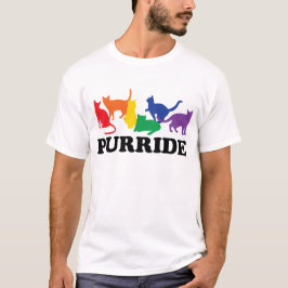 RAINBOW KLEURDE GAY PRIDE GEZEGDE T-SHIRT