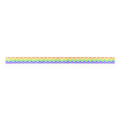 Rainbow-kleuren, White Large Chevron ZigZag Patter Lint (Voorkant)