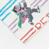 Rainbow-kleurenscherm Sesame-lettertypen Fleece Deken (Hoek)