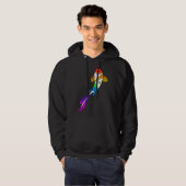Rainbow Koi Fish Hoodie (Voorkant volledig)