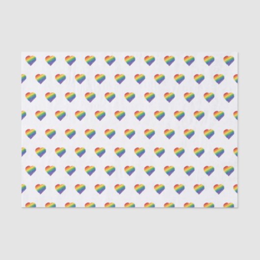 Rainbow krabble hartweefsel papier (Voorkant)