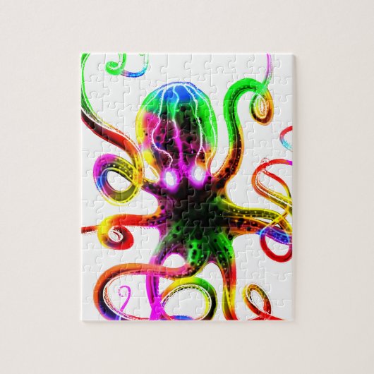 Rainbow Kraken Glow Legpuzzel (Verticaal)