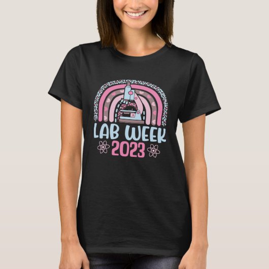 Rainbow Lab Week 2023 Laboratory Tech  Technologis T-shirt (Voorkant)