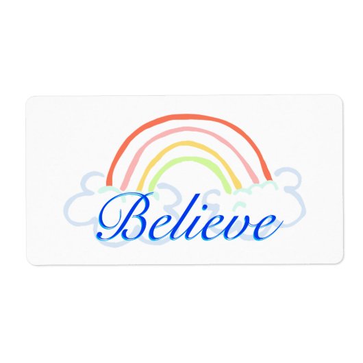 Rainbow-label Etiket (Voorkant)