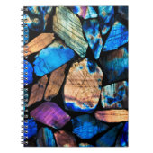 Rainbow Labradorite Crystals Gem Carnet Journal (Devant)