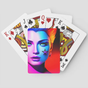 Rainbow Lady Pokerkaarten