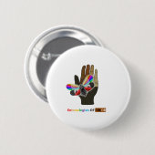 Rainbow Lanternfly Ronde Button 5,7 Cm (Voorkant /achterkant)