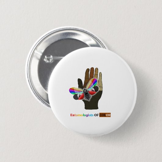 Rainbow Lanternfly Ronde Button 5,7 Cm (Voorkant /achterkant)