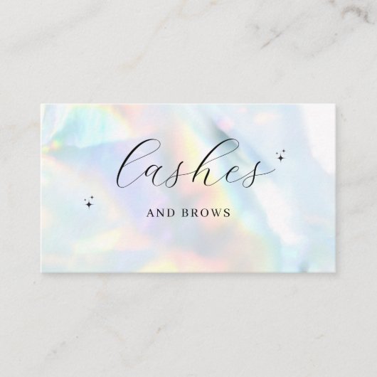 Rainbow Lash & Brow Business Card | Ed Visitekaartje (Voorkant)