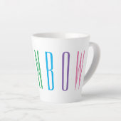RAINBOW Latte Mug (Angle droit)