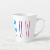 RAINBOW Latte Mug (Droite)