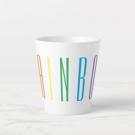 RAINBOW Latte Mug (Devant)