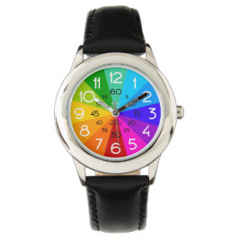 Rainbow Leer om te vertellen Tijd Kinder horloge