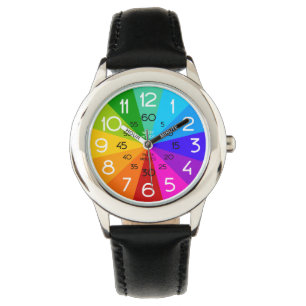 Rainbow leert tijd-Kinderen te vertellen Horloge