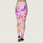 Rainbow Leggings Unicorn Personnaliser Pantalons Y (Dos)