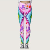 Rainbow Leggings Unicorn Personnaliser Pantalons Y (Devant)