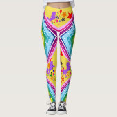 Rainbow Leggings Unicorn Personnaliser Pantalons Y (Devant)