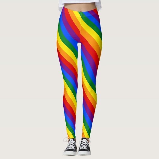 Rainbow-Leggings voor vrouwen Leggings (Voorkant)